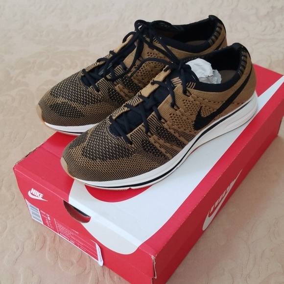 Nike flyknit trainer womens gold Clearance